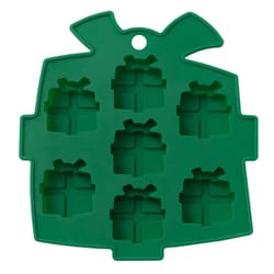 Chef Craft Green Silicone Christmas Gift Box Ice Cube Tray