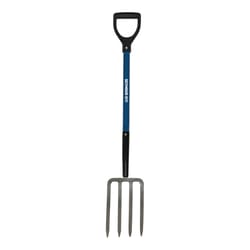 Seymour S550 Forged 4 Tine Forged Steel Spading Fork 30 in. Fiberglass Handle