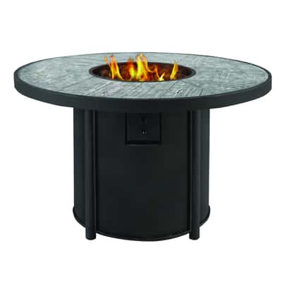 Living Accents Round Propane Fire Pit 25 In H X 42 In W X 42 In D Steel Ace Hardware