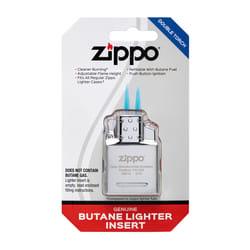 Zippo Silver Double Torch Lighter Insert 0.03 oz 1 pk