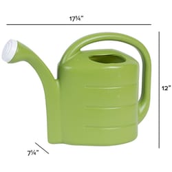 Novelty Green 2 gal Plastic Deluxe Watering Can