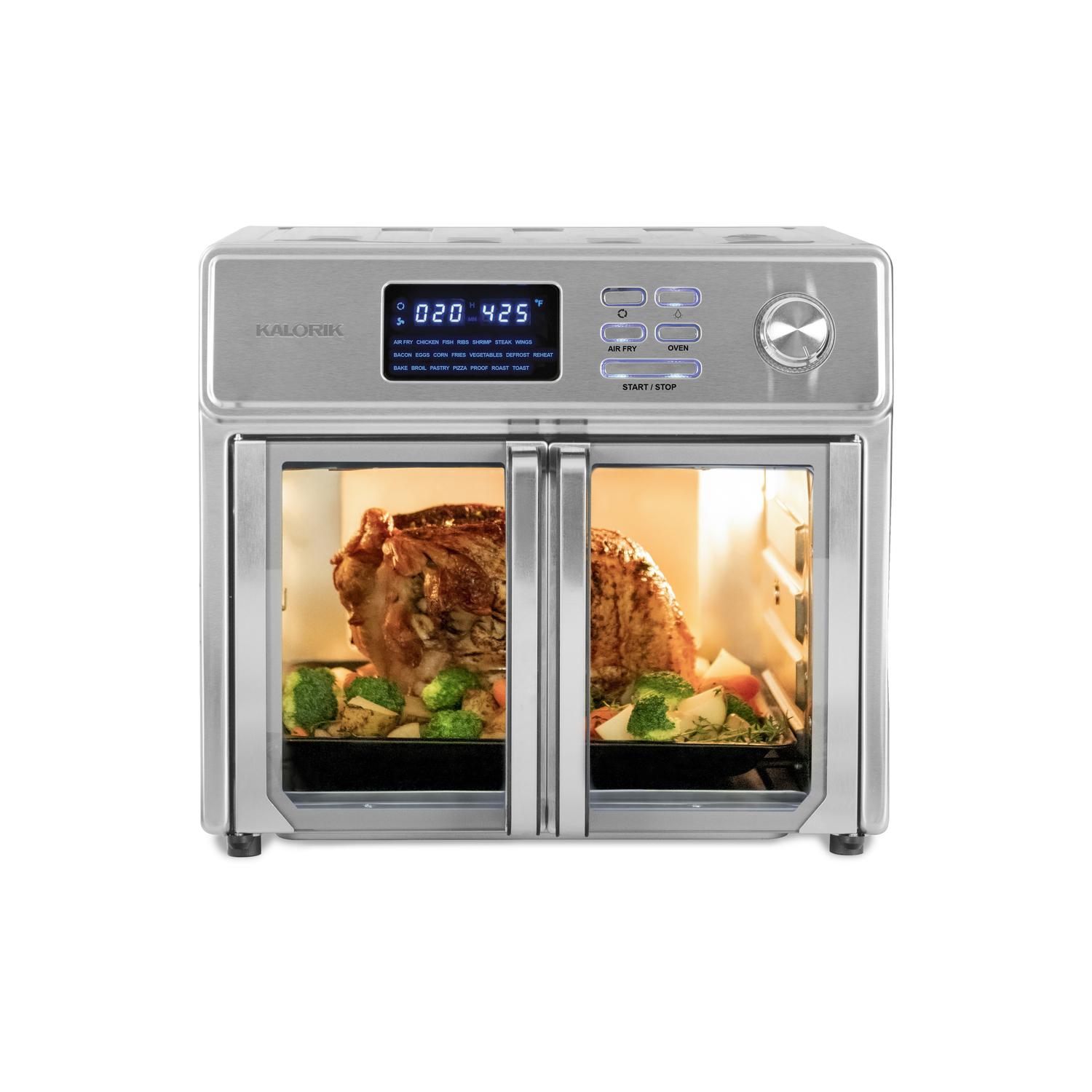 Kalorik Maxx Black/Silver 26 qt Digital Air Fryer Sansujyuku sansujyuku.com