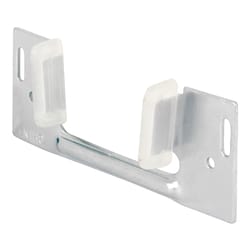 Prime-Line 1.38 in. D X 3.25 in. L Mill Silver Steel Pocket Door Slide Guide 1 pk