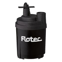 Flotec Tempest 1/6 HP 1470 gph Thermoplastic Switchless Switch Bottom AC Submersible Utility Pump