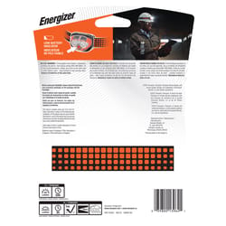 Energizer Vision Ultra High CRI 450 lm Black/Orange LED Head Lamp AAA Battery