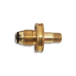 Flame Engineering Hand-Tighten 1/4 in. D Brass Excess Flow POL Fitting