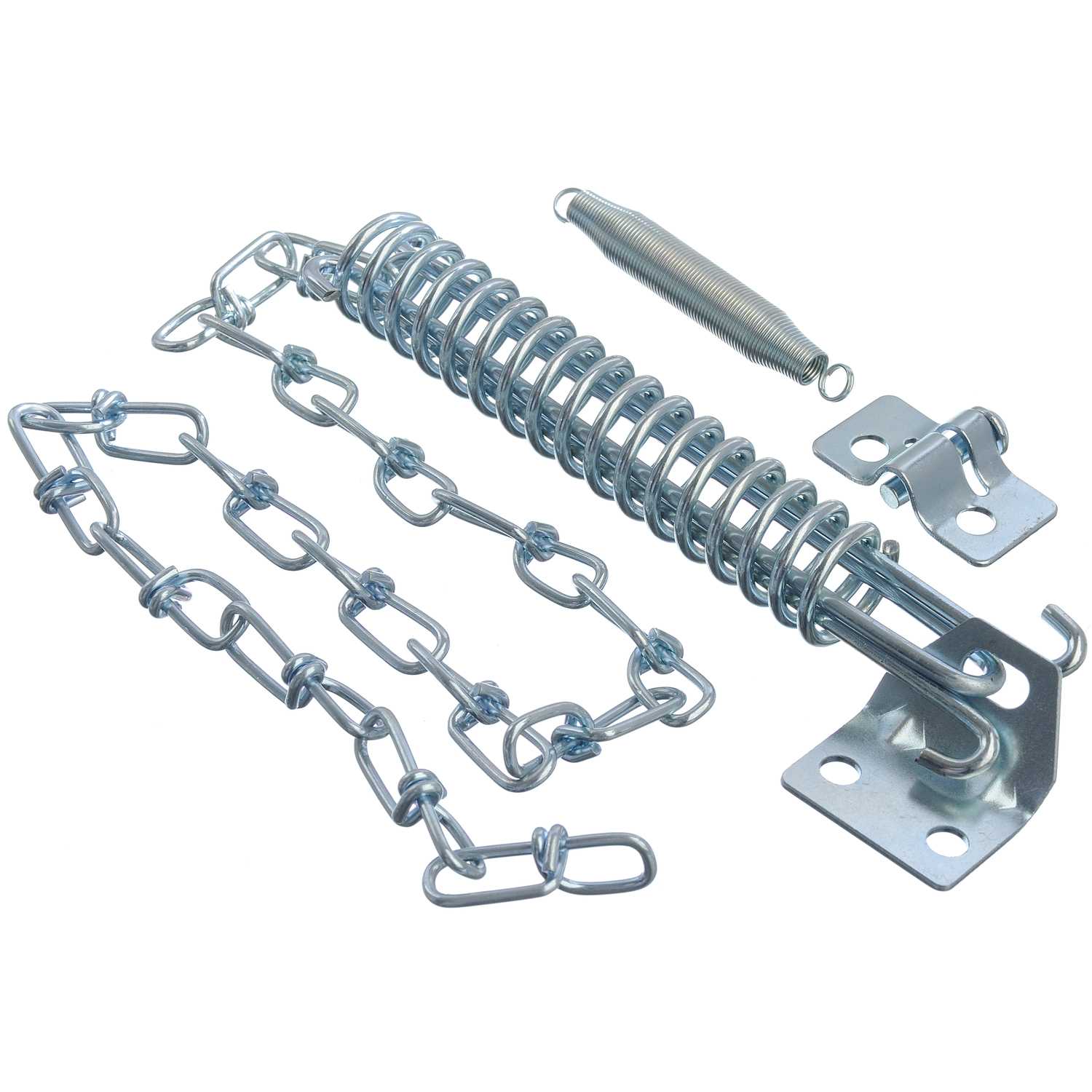 Ace Zinc Plated Silver Steel Screen Storm Door Chain Stop 1 Pk