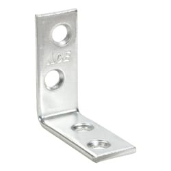 Ace 1-1/2 in. H X 1.25 in. W X 1-1/2 in. D Zinc Inside L Corner Brace