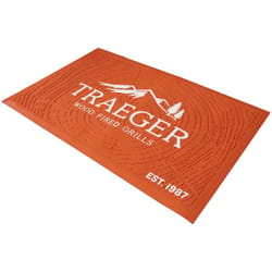 Traeger Vinyl Grill Mat 29.5 in. L X 47 in. W For Traeger