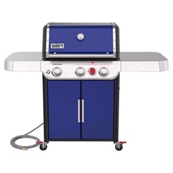 Weber Genesis SP-E-325s 3 Burner Natural Gas Grill Deep Ocean Blue