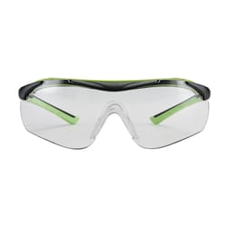 3M Anti-Fog Safety Glasses Clear Lens Black/Green Frame 1 pc