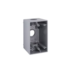 Bell Old Work 22.5 cu in Rectangle Aluminum 1 gang Weatherproof Box Gray