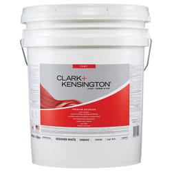 Clark+Kensington Flat Designer White House & Trim Paint & Primer Exterior 5 gal