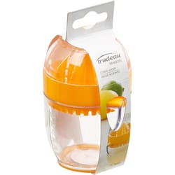 Trudeau Yellow Plastic 4 oz Citrus Juicer