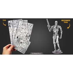 Metal Earth Terminator 3D Model Kit Silver