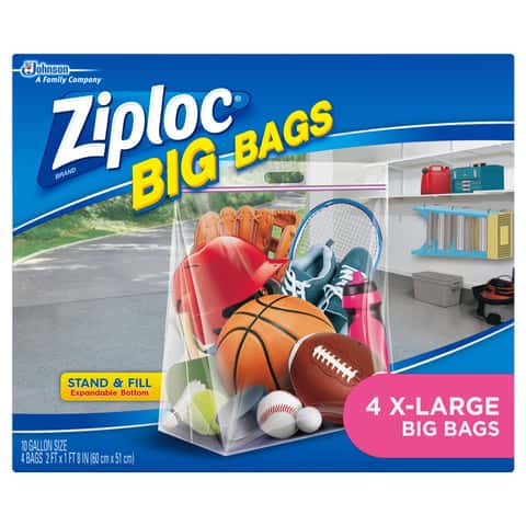 Ziploc Hanging Space Bag Clear