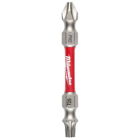 Milwaukee 48-32-4144 SHOCKWAVE Impact Duty 2 ECX #1 Bits, 25 Pack