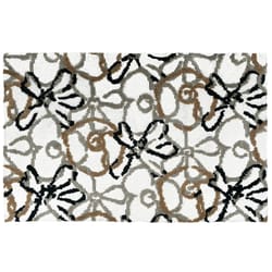 Simple Spaces 21 in. W X 33 in. L Multi-Color Floral Sketch Polyester Accent Rug