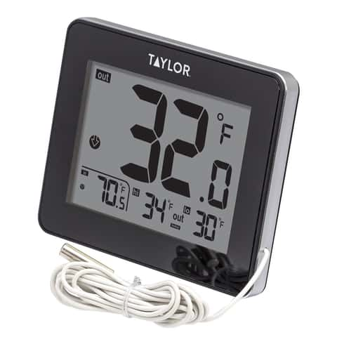 Taylor Wire Probe Digital Thermometer Plastic Black 3.15 in. - Ace Hardware