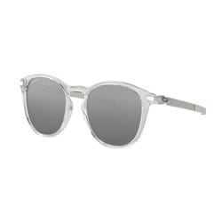 Oakley Pitchman R Polished Clear w/ Prizm Black Sunglasses
