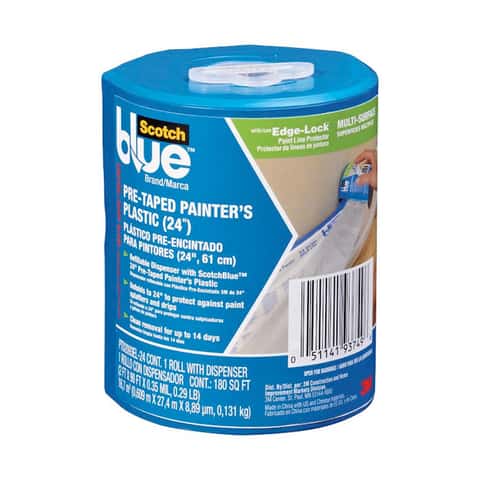 ScotchBlue 24 in. W X 90 ft. L Plastic Pre-Taped Masking Film - Ace Hardware