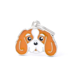 MyFamily Friends Orange Blenheim Cavalier King Metal Dog Pet Tags