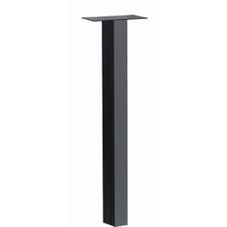 Architectural Mailboxes 46.5 in. Powder Coated Black Galvanized Steel Mailbox Post