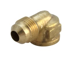 JMF Company 5/8 in. Flare 1/2 in. D FPT Brass 90 Degree Elbow