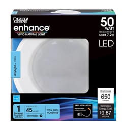 Feit Enhance White 5 in. W LED Retrofit Recessed Lighting 7.2 W