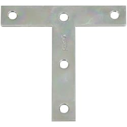 National Hardware 4 in. H X 4 in. W Zinc-Plated Steel Tee Plate