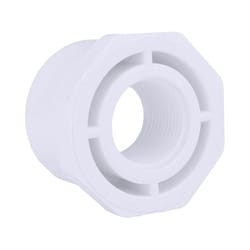 Charlotte Pipe Schedule 40 2 in. Spigot X 1 in. D FPT PVC Reducing Bushing 1 pk