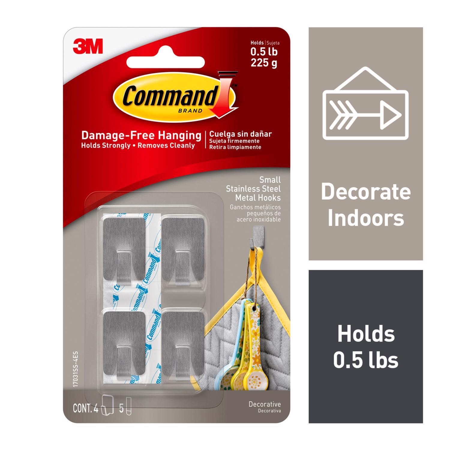 3M Command Mini Foam Adhesive Strips 1.177 in. L 12 pk - Ace Hardware