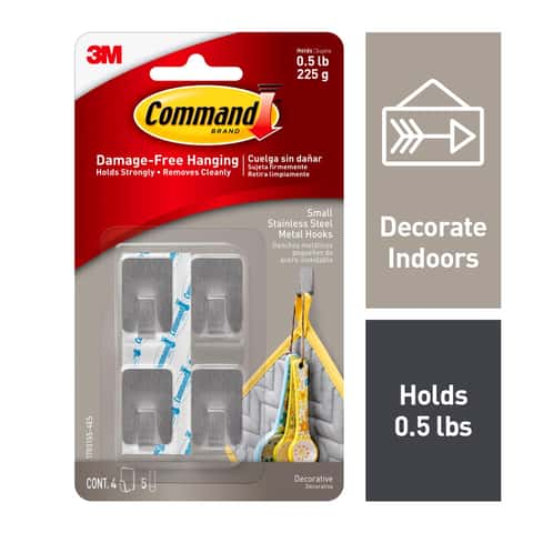 3M Command White Utility Hooks 5 lb 3 pk - Ace Hardware