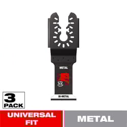 Diablo 1-1/4 in. X 1-1/4 in. W Bi-Metal Oscillating Blade Metal 3 pk