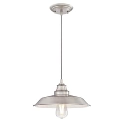 Westinghouse Iron Hill Brushed Nickel Metallic 1 lights Pendant Light