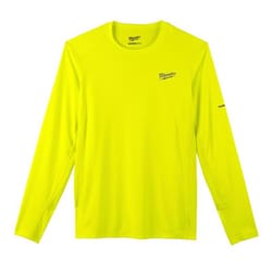 Milwaukee Workskin S Long Sleeve Unisex Crew Neck Yellow Shirt