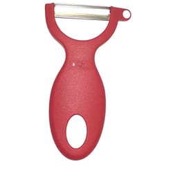 Swiss Diamond Red Polypropylene/Stainless Steel Peeler