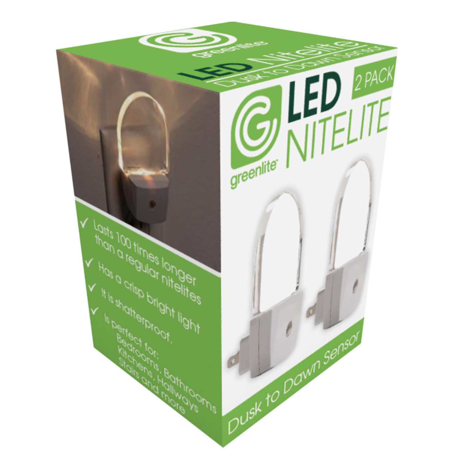 Greenlite Automatic Plug-in Oval LED Nightlight w/Sensor Ace Hardware