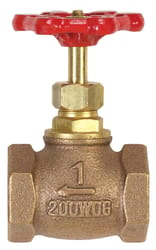 BK Products ProLine 1 in. FIP Brass Globe Valve