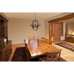 Westinghouse Stella Mira Brushed Nickel Gray 6 lights Chandelier
