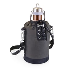 Legacy Insulated 64 oz Gray Canvas Growler with Tote