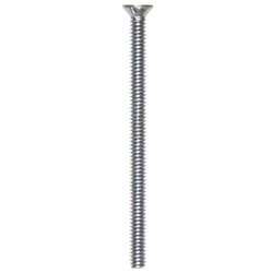 HILLMAN No. 10-24 Ga. X 3 in. L Phillips Flat Head Zinc-Plated Steel Machine Screws 100 pk