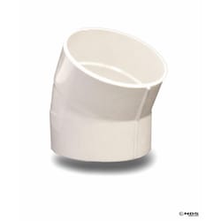 NDS Schedule 35 4 in. Hub each X 4 in. D Hub PVC Elbow