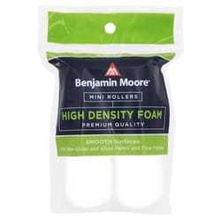 Benjamin Moore Foam 4 in. W Mini Roller 2 pk