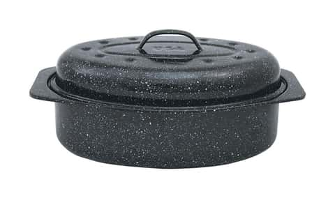 GraniteStone Nonstick Covered Oval Roasting Pans