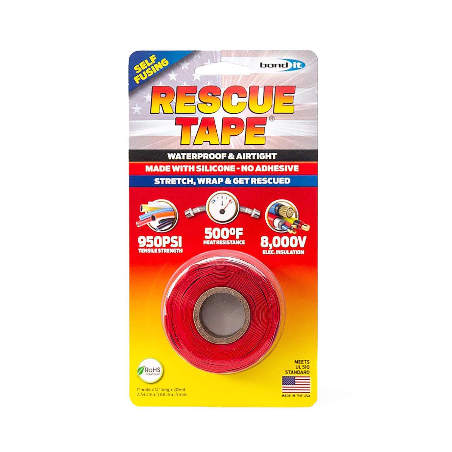 Rescue Tape Red 1 in. W X 12 ft. L Silicone Tape Ace Hardware