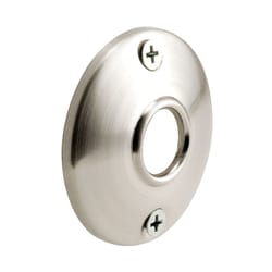 Prime-Line Satin Nickel Silver Steel Door Knob Rosettes 2 pk