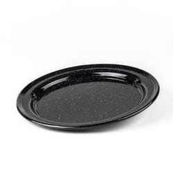 Cinsa Black Steel Camping Dinner Plate 10 in. D 1 pk