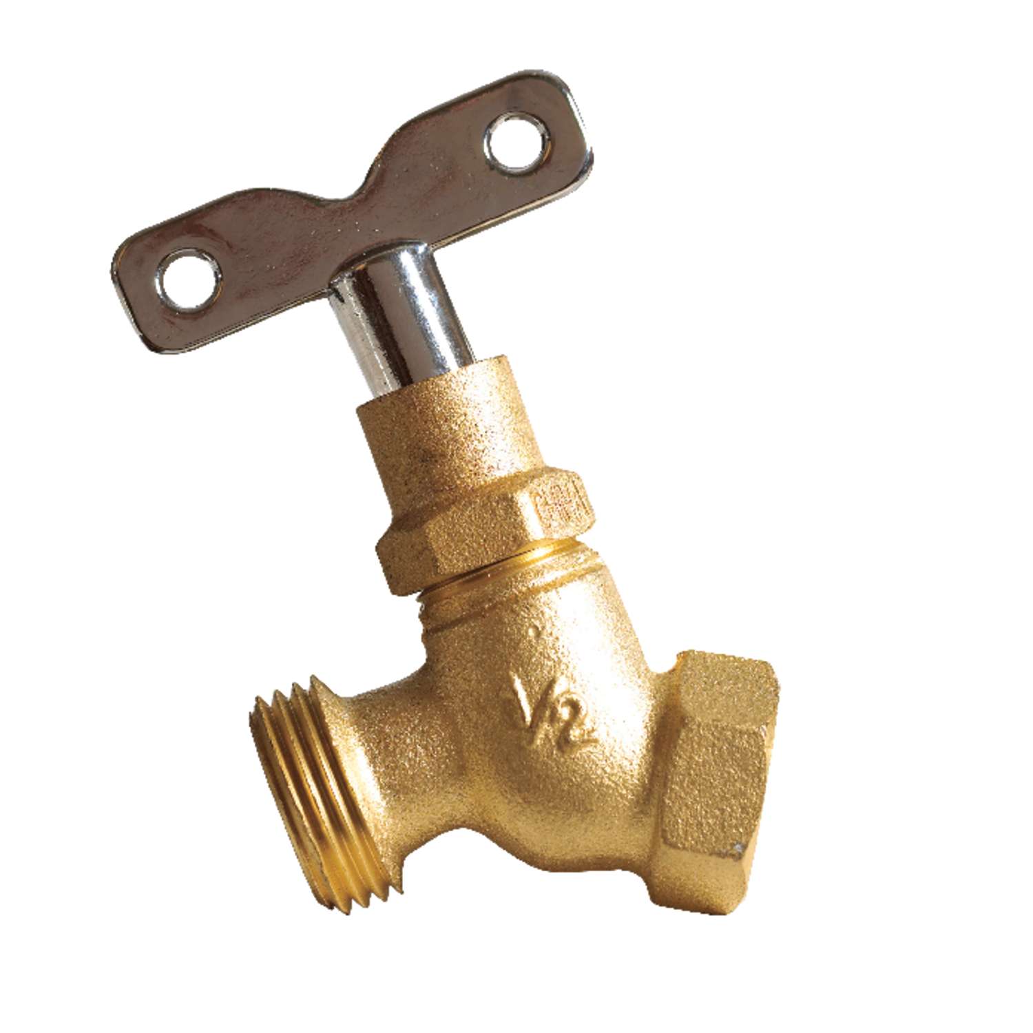 Bk Products Mueller 1 2 In. Fip X 3 4 In. Hose Brass Sillcock Valve 