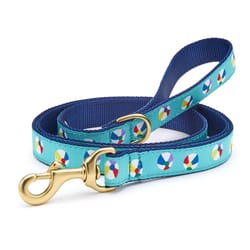 Up Country Blue Beach Balls Nylon Dog Leash